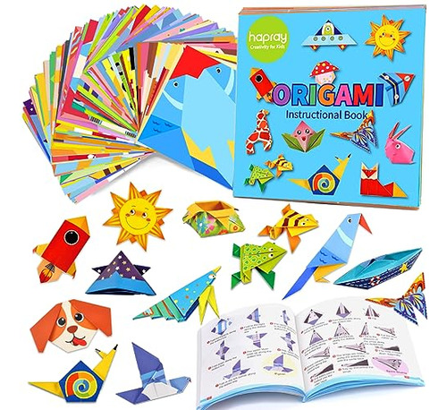 Kit De Origami Niños De 5 8 Años, Libro Guía, 98 Hoj...