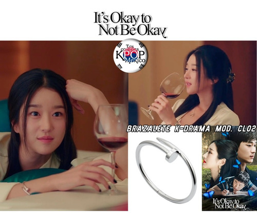 Brazalete Plateado Kdrama It's Okay To Not Be Okay Mod.cl02