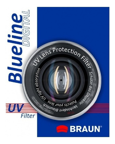 Filtro Braun Uv Blueline De 58 Mm