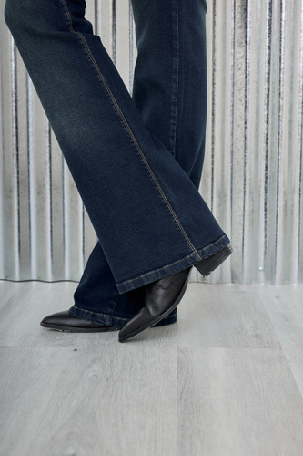 Pantalon Semi Oxford Cenitho Matizado Clasico Elastizado