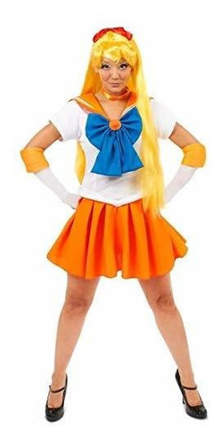 Sailor Moon Sailor Venus - Disfraz Para Adulto (talla Grande