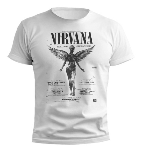 Remera Nirvana In Utero Algodón 20/1 Premium