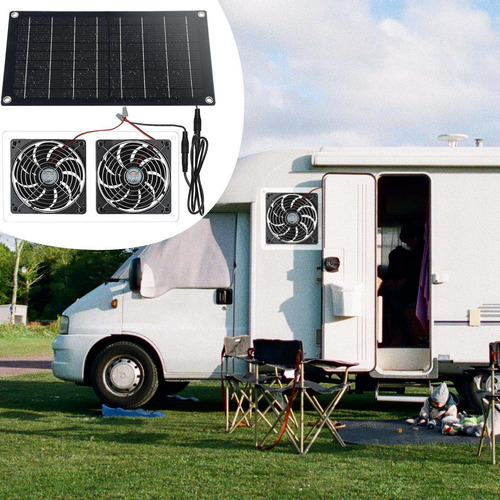 Extractor De Ventilador De De Panel Solar A Prueba De