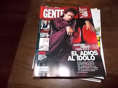 Revista Gente 2564 Gustavo Cerati Adios Al Idolo 8/9/14