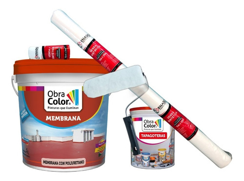 Kit Membrana Liquida Premium 20 Kg Tapagotera Rodillo Manta