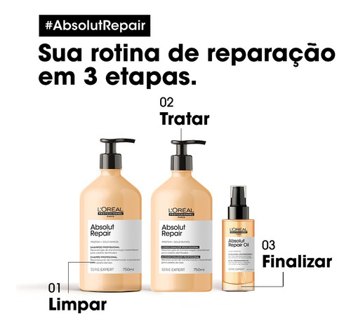 Shampoo Loreal Gold Quinoa Expert Serie 750ml