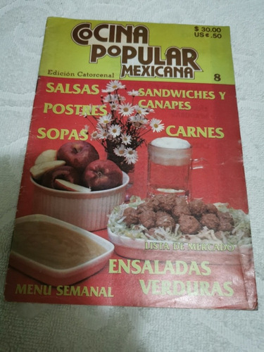 Revista Cocina Popular Mexicana Número 8