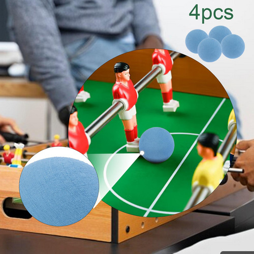 4x Bolas De Futbolín Para Juego De Mesa De Futbolín Azul