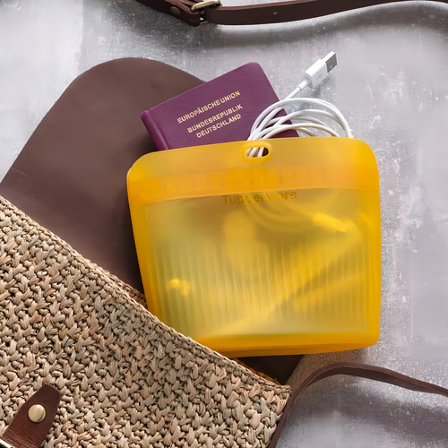 Bolsa De Silicone Ultimate Tupperware Cor Amarela