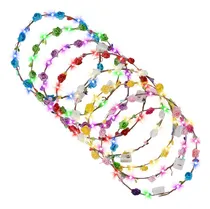 Comprar Corona 5 Uds Diadema Flores Luminoso Led Multicolor Fiesta