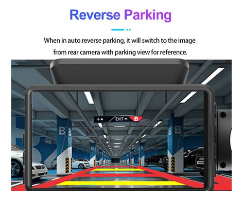 Hd Coche Dvr Dash Camera Video Recorder Vista Trasera Cámara