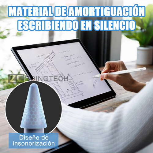 . 6pz Puntas Repuesto For Apple Pencil 1st 2nd Usb-c Con