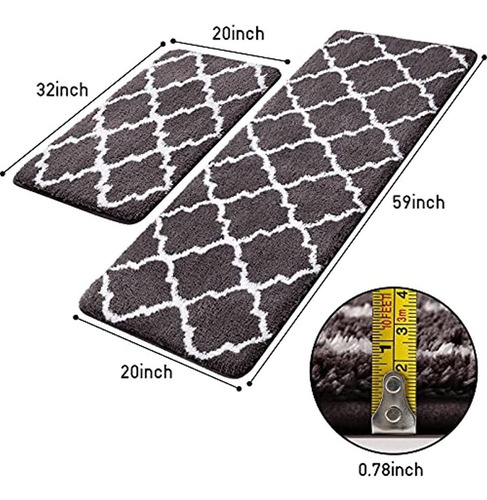 Imagen 2 de 7 de Alfombras Y Alfombrillas De Cocina, 20 X 32- 20 X 59 Pulgad