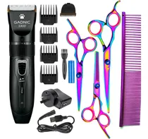 Comprar Kit Peluqueria Peladora Canina + Tijeras Para Perros Gadnic