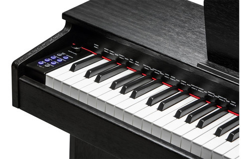 Piano Digital Kurzweill M70 88 Teclas Mueble 3 Pedales Usb Color Marrón