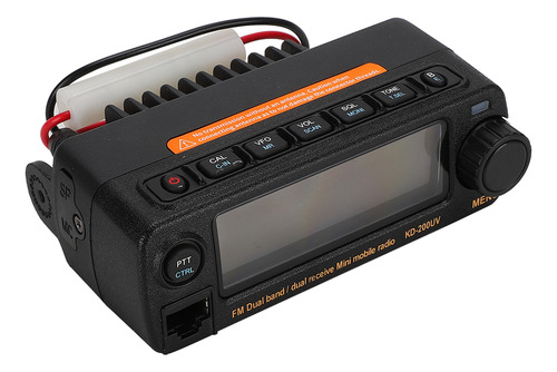 Coche Walkie Talkie Kd-200uv Mini Radio Móvil Uhf Vhf Dual