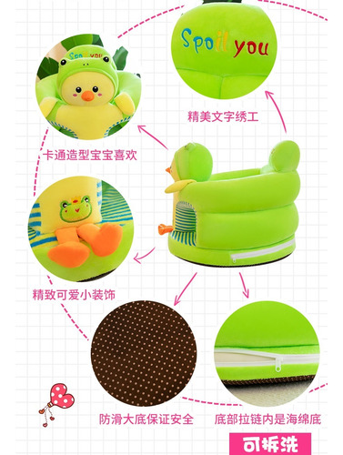 Asiento Para Sentarse, Sillón Sofá Felpa Para 1,completo