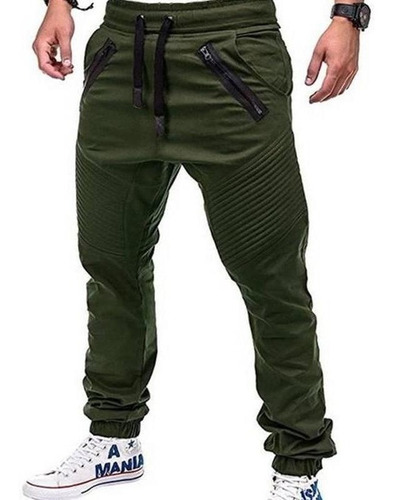 Pantalones Joggers Pitillo Lisos Para Hombre