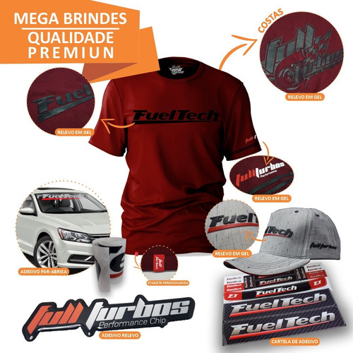 Fueltech Ft450 S/ Chic + Mega Brinde Camiseta Bordo Gel Bb