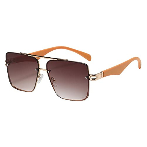 Bevi Square Aviator Casual Sunglasses Uv 400 Gryxd