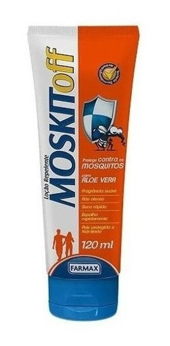 Loção Repelente De Mosquitos Não Oleoso Moskitoff Deet 120ml