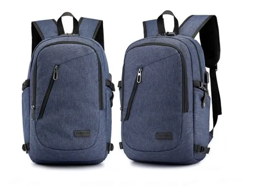 Mochila De Negocios Urbana Antirrobo De 30l Con Cargador Usb