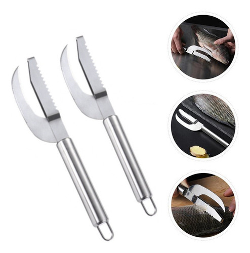 Herramienta De Cocina For Quitar Escamas De Pescado, 2