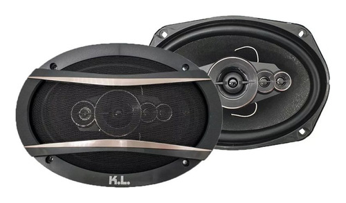 Parlantes Kl Audio S6998 Ovalado 6x9 650w 5 Vías Original