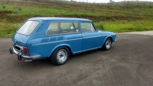 Imagem 3 de 8 de Vw Variant, Ano 76 Azul Oriente