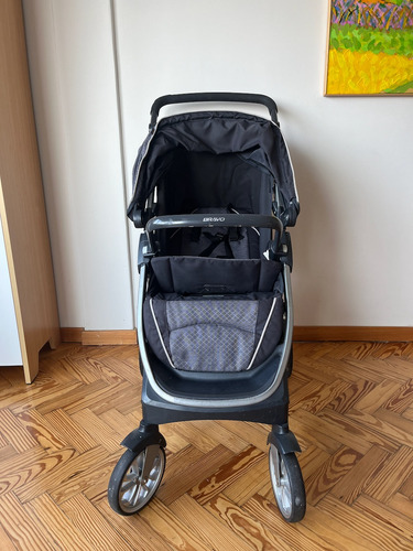 Coche Y Silla Para Auto De Bebé Chicco Bravo Duo (Usado)