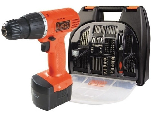 Taladro Bat 12v+maletin+100 Acc Black & Decker Cd121k100 M M