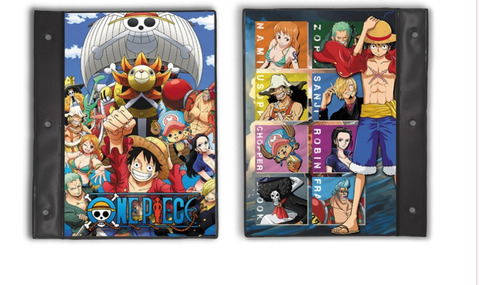 Carpeta De Tapas/ Solapas N°3 De One Piece Anime Nuevo Model