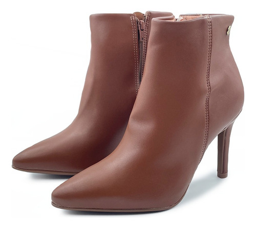Botas Vizzano Mujer Botinetas Invierno Taco Aguja Moda Voce