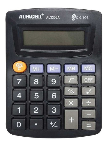 Calculadora De Mesa 8 Digitos 3306a Alfacell