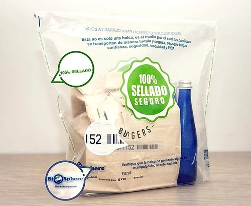 Imagen 2 de 3 de Bolsa Para Domicilios 50 Uds 43x35 Cm