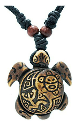 Collar Exoticdream Tortuga Collar Yin Yang Coqui Taino Sol C