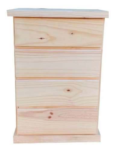 Cajonera Chifonier En Pino 60 X 92 Cajones Altos - Pinoshow