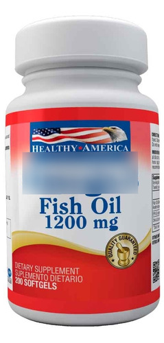 Omega 3 Fish Oil 1200 Mg X 200 - L a $524