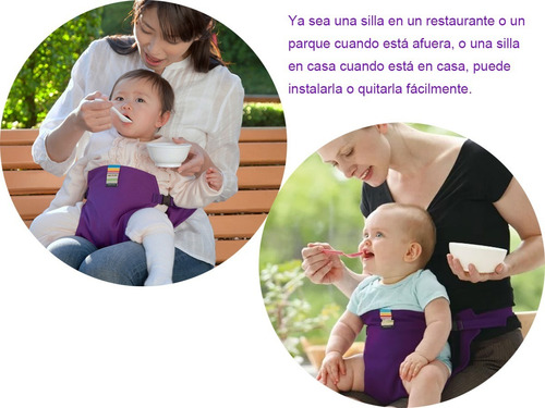 Cinturón De Seguridad Para Sillita De Comer De Bebé Amarillo