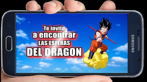 Tarjetas Video Invitacion Dragon Ball Z Digital Animada