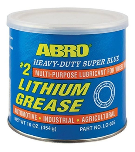 Grasa Super De Litio Azul X 454 Gr. # 2 Marca Abro 