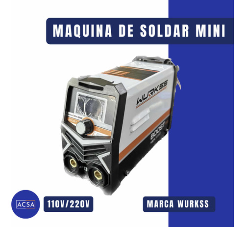Máquina De Soldar Mini 110v/220v, Marca Wurkss. Wrb-160-p04