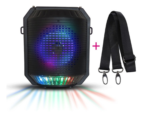 Parlante Portatil Bluetooth Unnic Usb Sd Radio Fm Luces Rgb