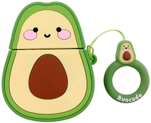 Funda Audifonos Para AirPods Case Protector Aguacate Kawaii