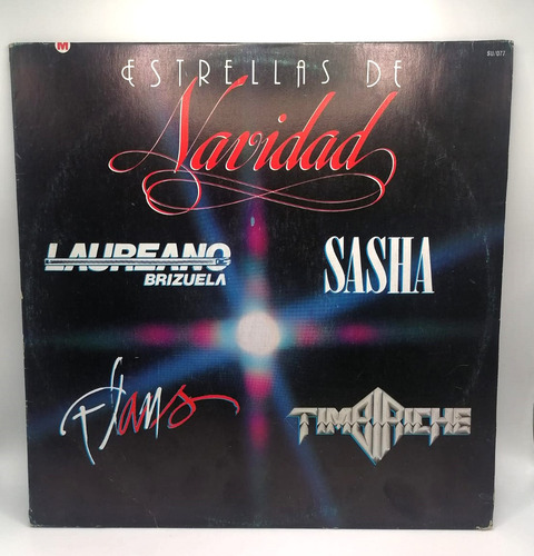 Estrellas De Navidad Disco Lp 1988 Timbiriche Flans Sasha Estándar (Usado)