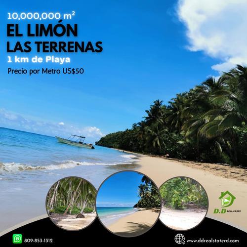 10,000,000 M2 Con 1km De Playa En El Limón - Samaná 