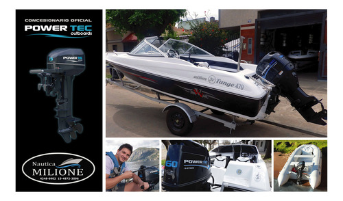 Motor Fuera De Borda Power Tec 40 Hp Full Nautica Milione 1