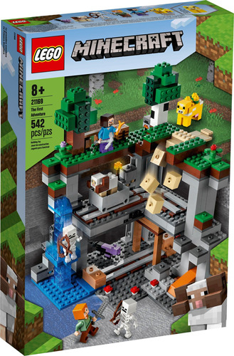 Lego Minecraft 21169 Primeira Aventura 542 Peças