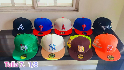 Lote De 2 Gorras New Era Originales Elige Tallas Y Modelos Multicolor Elegir 7 1/8 Lisa