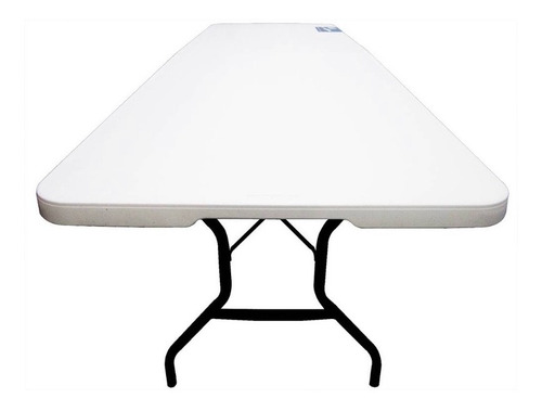 Mesa Plegable Grande Blanca Lifetime Portafolio 2.44m